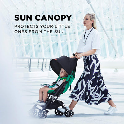 GB Gold Pockit Plus Lightweight Folding All Terrain Infant Stroller, Night Blue - VMInnovations