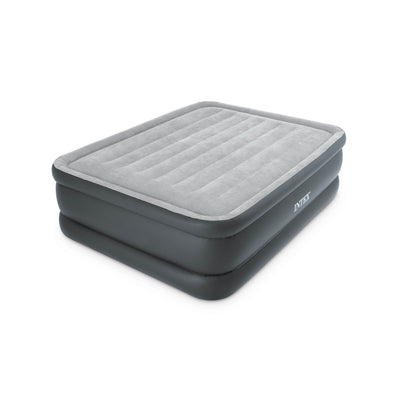 Intex Essential Rest High Rise Contoured Queen Airbed + Built-In Pump (Open Box)