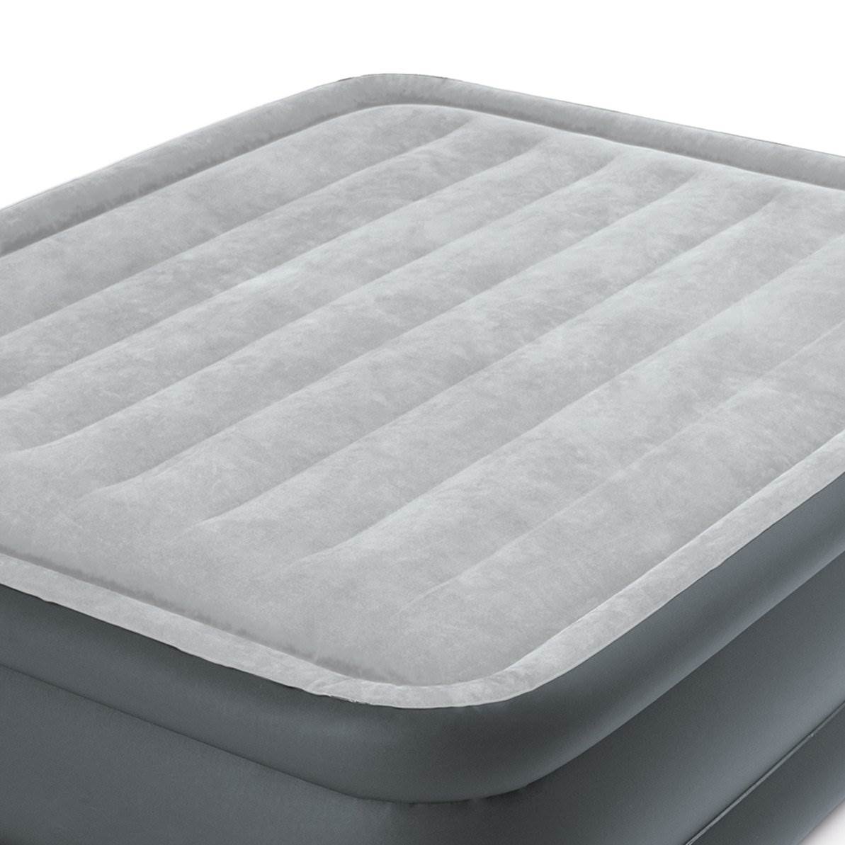 Intex Essential Rest High Rise Contoured Queen Airbed + Built-In Pump (Open Box)
