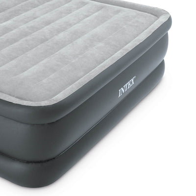 Intex Essential Rest High Rise Contoured Queen Airbed + Built-In Pump (Open Box)
