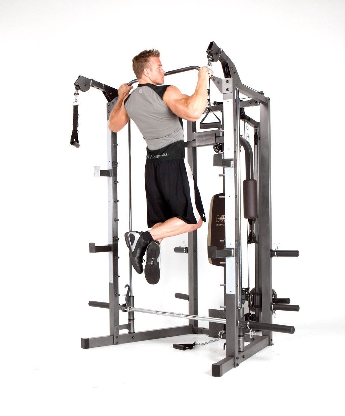 Marcy Combo Smith Heavy-Duty Total Body Strength Home Gym Machine (Open Box)