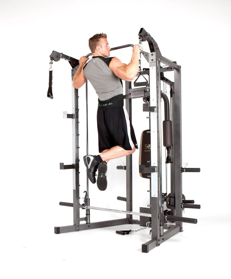 Marcy Combo Smith Heavy-Duty Total Body Strength Home Gym Workout Machine - VMInnovations