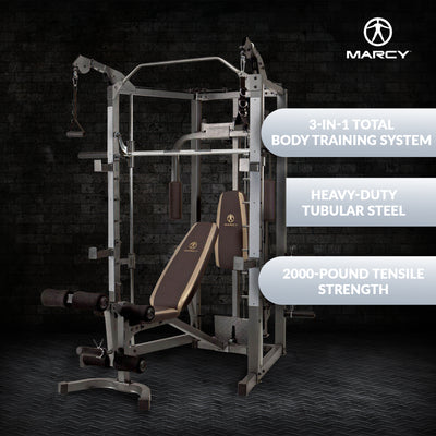 Marcy Combo Smith Total Body Strength Home and Gym Workout Machine (Used)