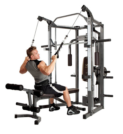 Marcy Combo Smith Heavy-Duty Total Body Strength Home Gym Machine (Open Box)