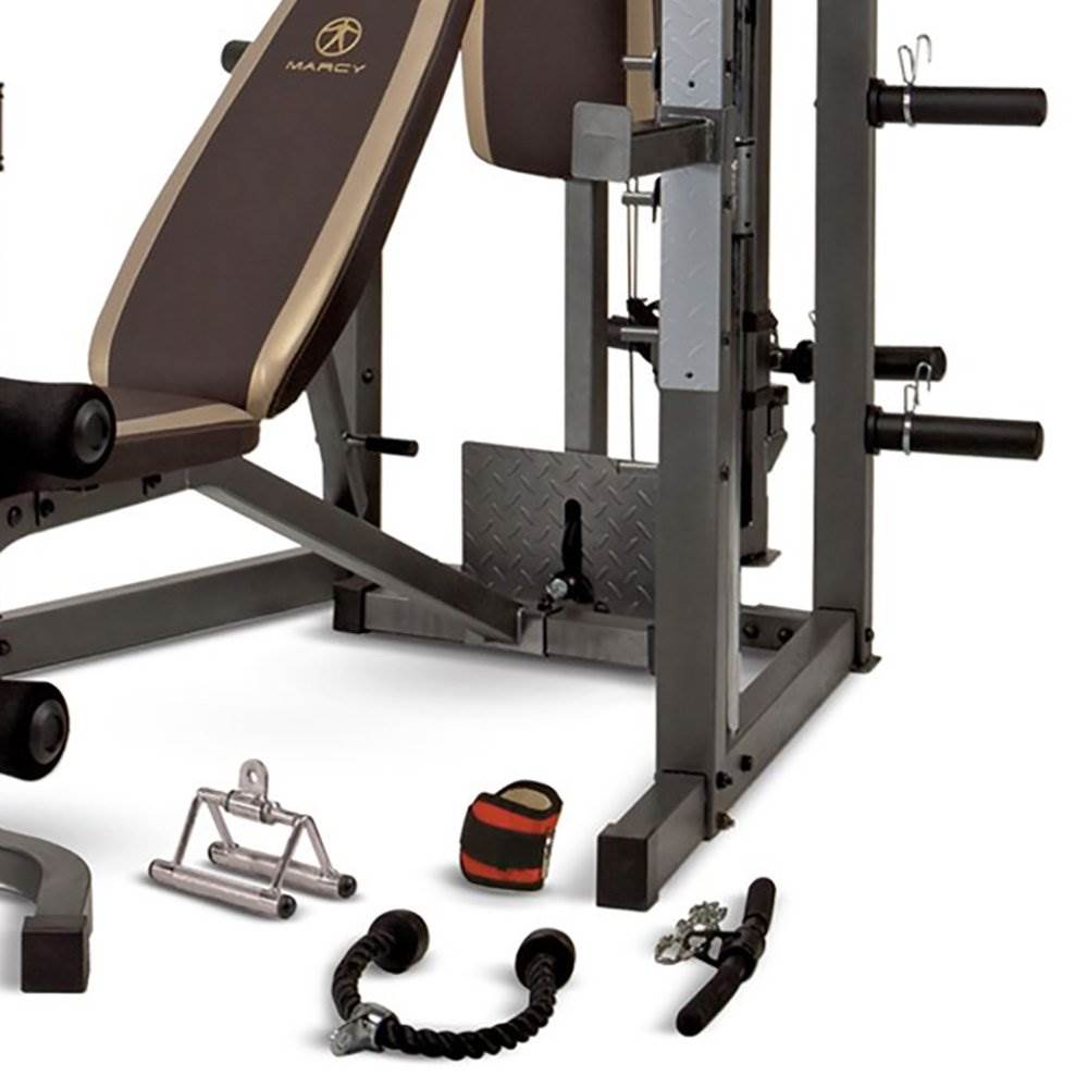 Marcy Combo Smith Heavy-Duty Total Body Strength Home Gym Machine (Open Box)