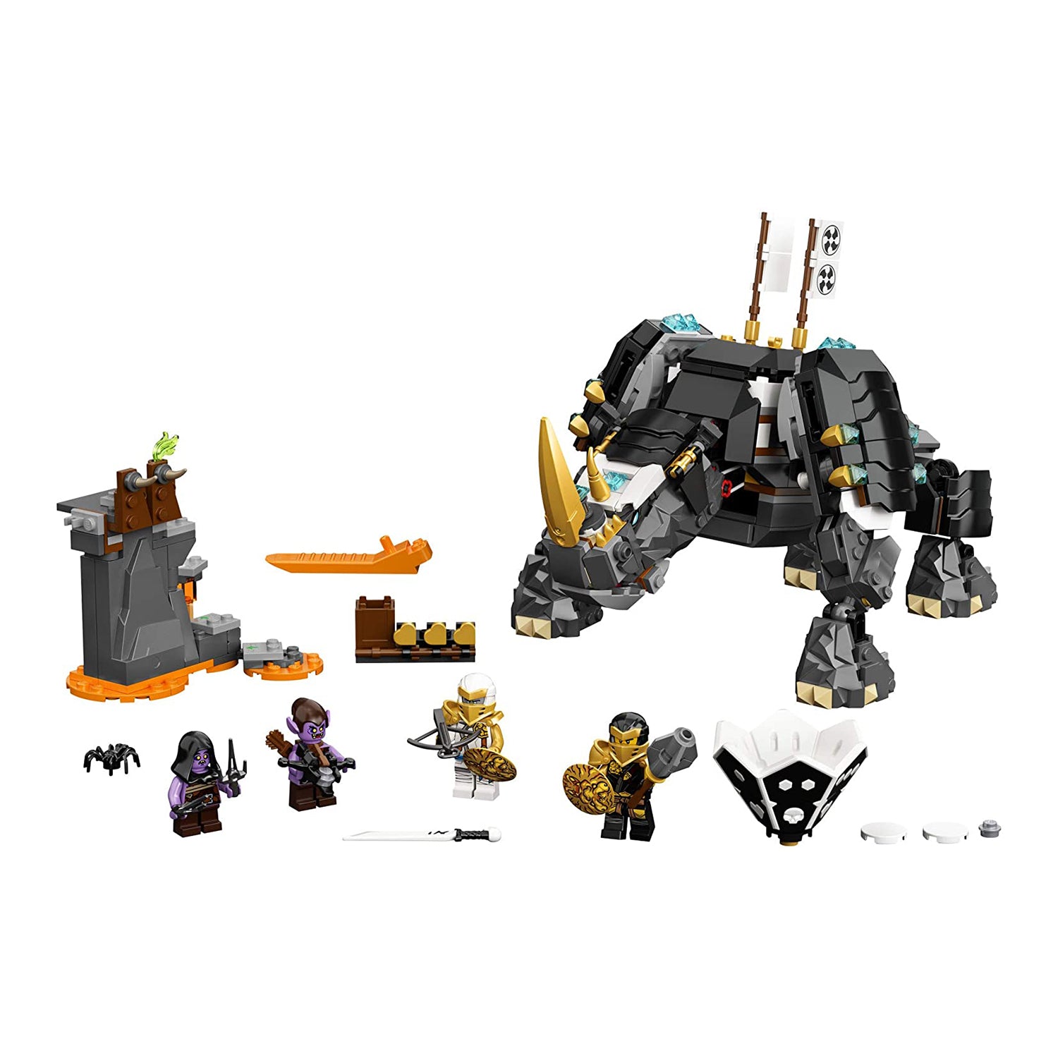 LEGO NINJAGO 71719 Zane’s Mino Creature Building Block Set for Kids (595 Pieces)