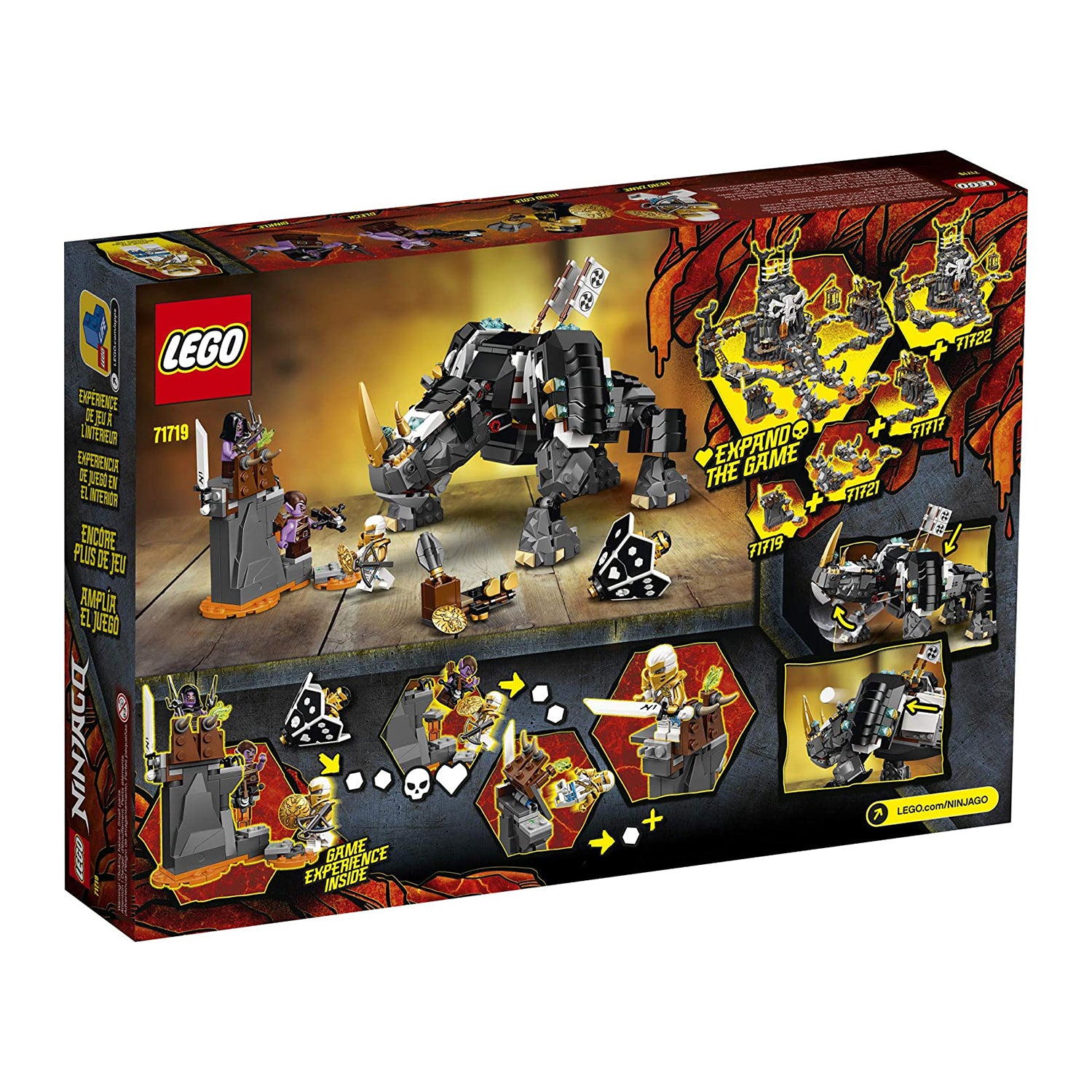 LEGO NINJAGO 71719 Zane’s Mino Creature Building Block Set for Kids (595 Pieces)