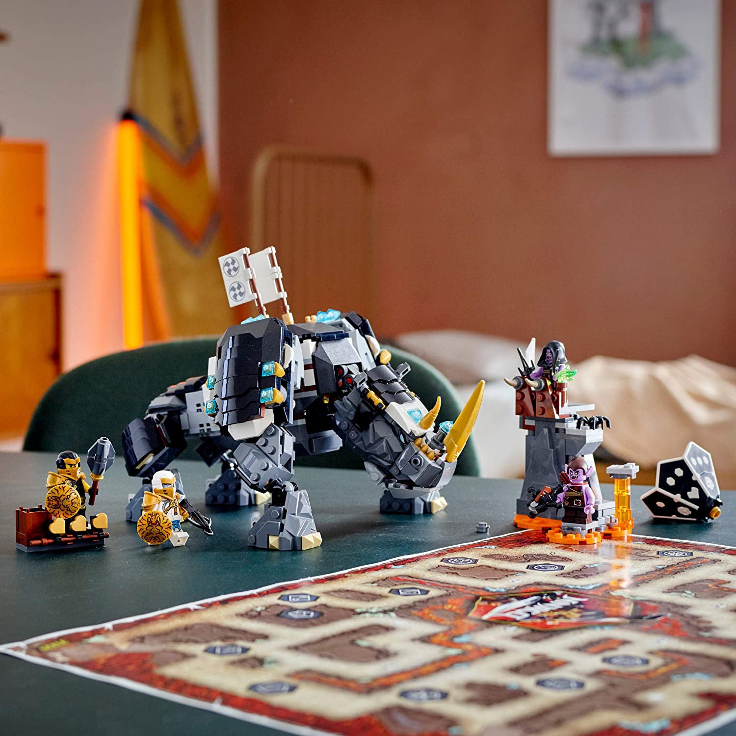 LEGO NINJAGO 71719 Zane’s Mino Creature Building Block Set for Kids (595 Pieces)