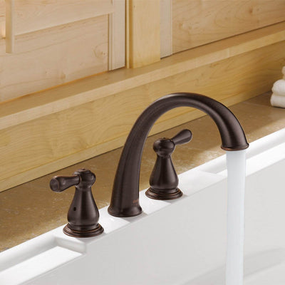 Delta Faucets Leland Roman Bath Tub Faucet Trim Kit Oil Rubbed Bronze (Open Box)