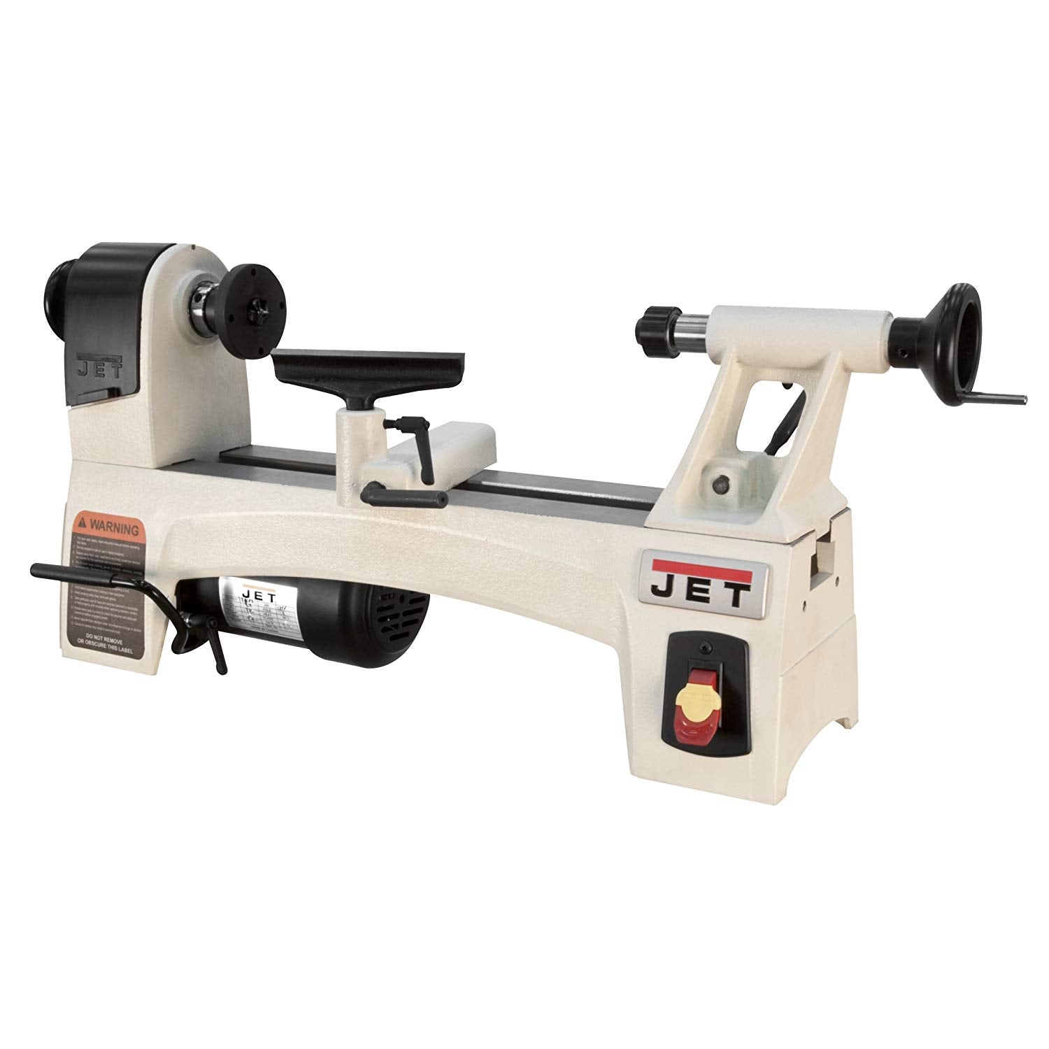 Jet 10 Inch by 15 Inch Mini Woodworking Lathe with 6 Speed Spindle (Open Box)
