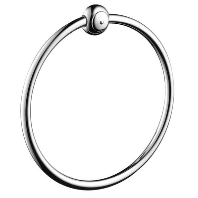 Delta Leland Bathroom Wall Towel Holder Ring Hardware Polished Chrome (Open Box)