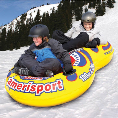 Sportsstuff Inflatable 71" Double Amerisport Snow Tube with Handles (Open Box)