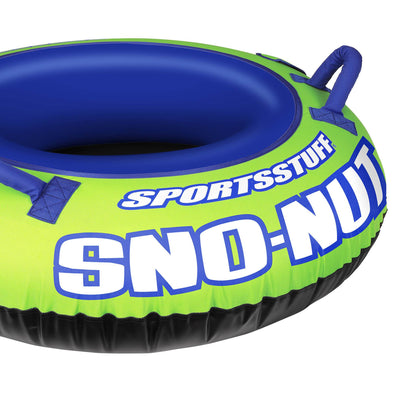 Sportsstuff Inflatable 48" Sno-Nut Snow Tube with Foam Handles (Open Box) - VMInnovations