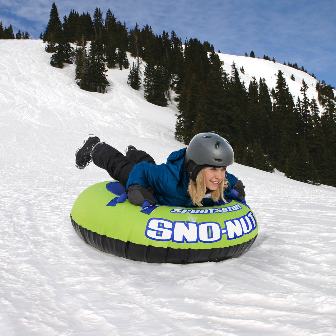 Sportsstuff Inflatable 48" Sno-Nut Snow Tube with Foam Handles (Open Box)