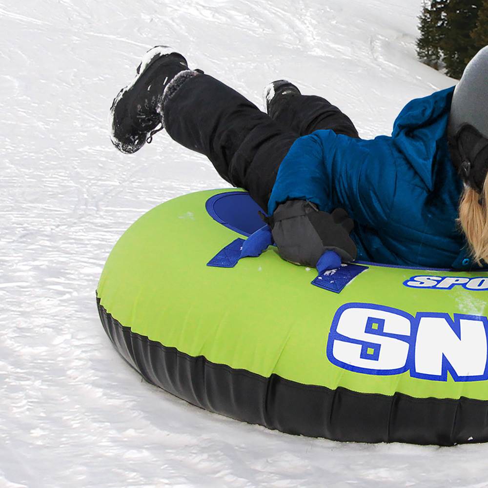 Sportsstuff Inflatable 48" Sno-Nut Snow Tube with Foam Handles (Open Box) - VMInnovations