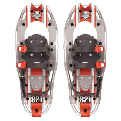 Yukon Charlie's Sherpa Series Snowshoe 8 x 21 Inches, Orange/Gray (Open Box)