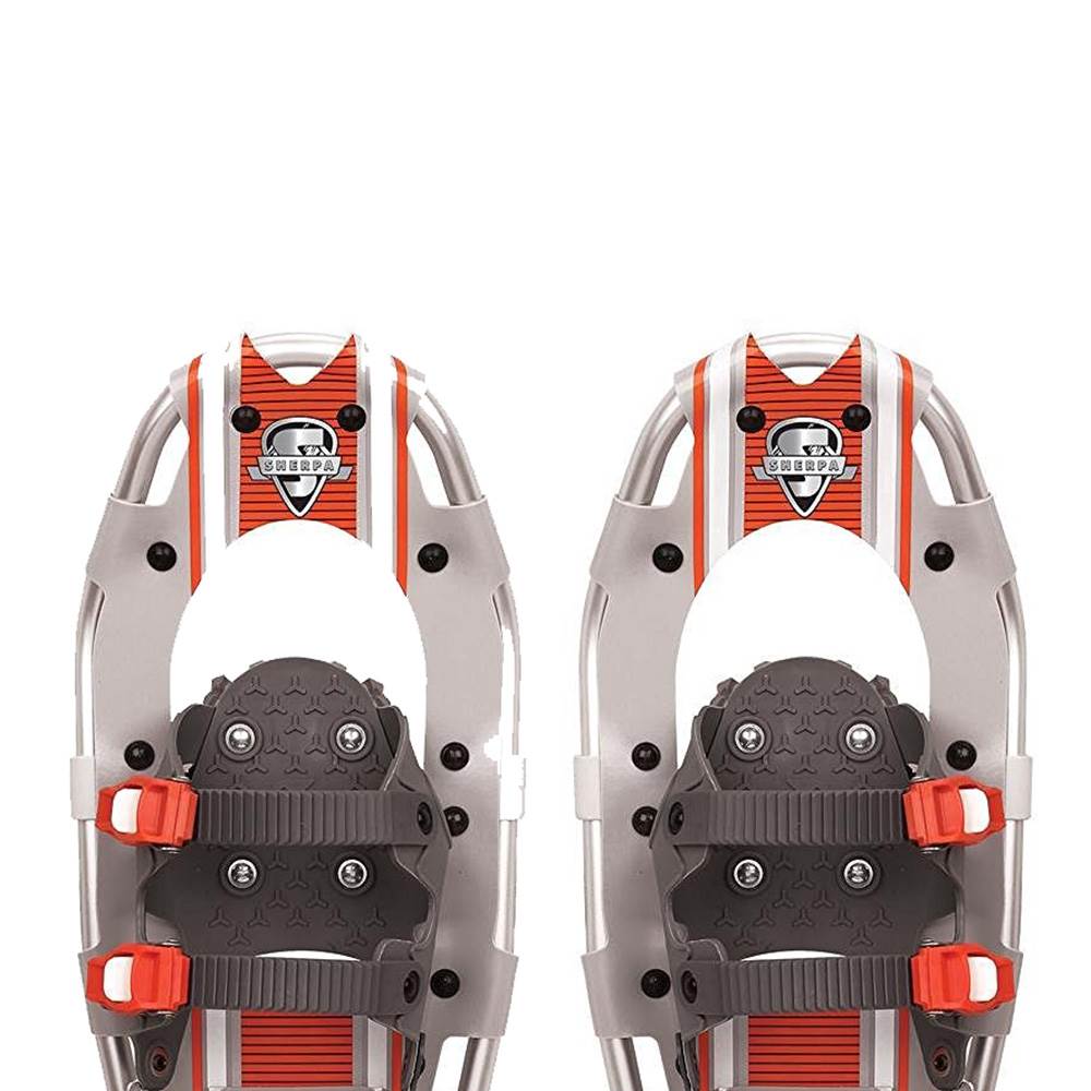 Yukon Charlie's Sherpa Series Snowshoe 8 x 21 Inches, Orange/Gray (Open Box)