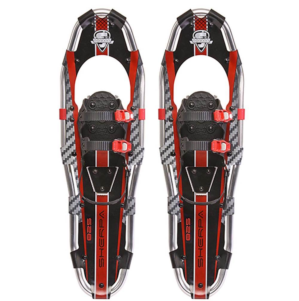 Yukon Charlie's Sherpa Series Snowshoe 8 x 25 Inches, Orange/ Gray (Open Box)