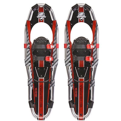 Yukon Charlie's Sherpa Series Snowshoe 8 x 25 Inches, Orange/ Gray (Open Box)