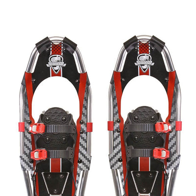 Yukon Charlie's Sherpa Series Snowshoe 8 x 25 Inches, Orange/ Gray (Open Box)