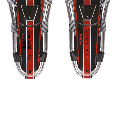 Yukon Charlie's Sherpa Series Snowshoe 8 x 25 Inches, Orange/ Gray (Open Box)