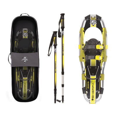 Yukon Charlie's Sherpa Series Snowshoe 8 x 25 Inches, Yellow/ Black | (Open Box)
