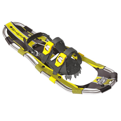 Yukon Charlie's Sherpa Series Snowshoe 8 x 25 Inches, Yellow/ Black | (Open Box)