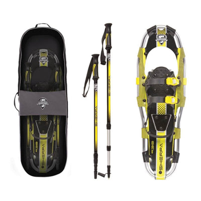 Yukon Charlie's Sherpa Series Snowshoe 9 x 30 Inches, Yellow & Black (Open Box)
