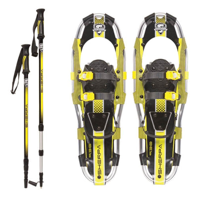 Yukon Charlie's Sherpa Series Snowshoe 9 x 30 Inches, Yellow/ Black (Incomplete)