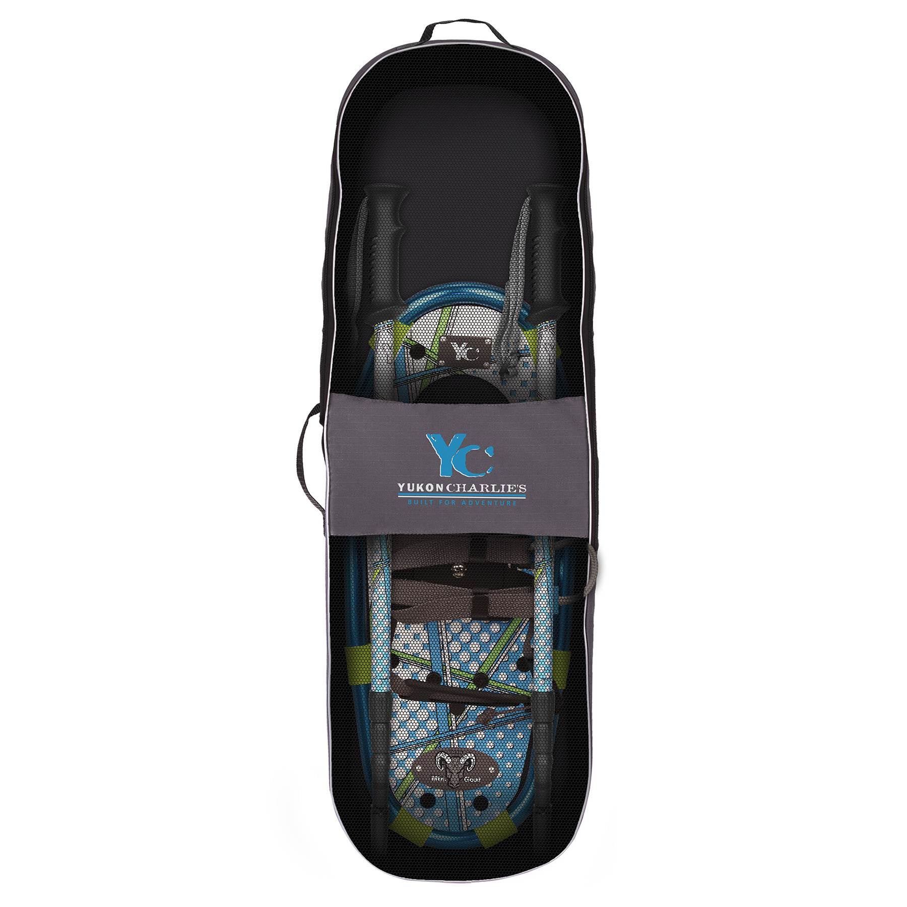 Yukon Charlie's Youth Series Snowshoe 7 x 16 Inches for Juniors, Blue (Used)