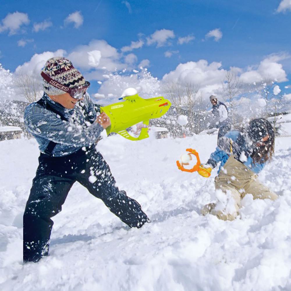 Airhead 4-in-1 Super Snowball Fight Winter Fun Kit For Ages 4 and Up (Open Box)