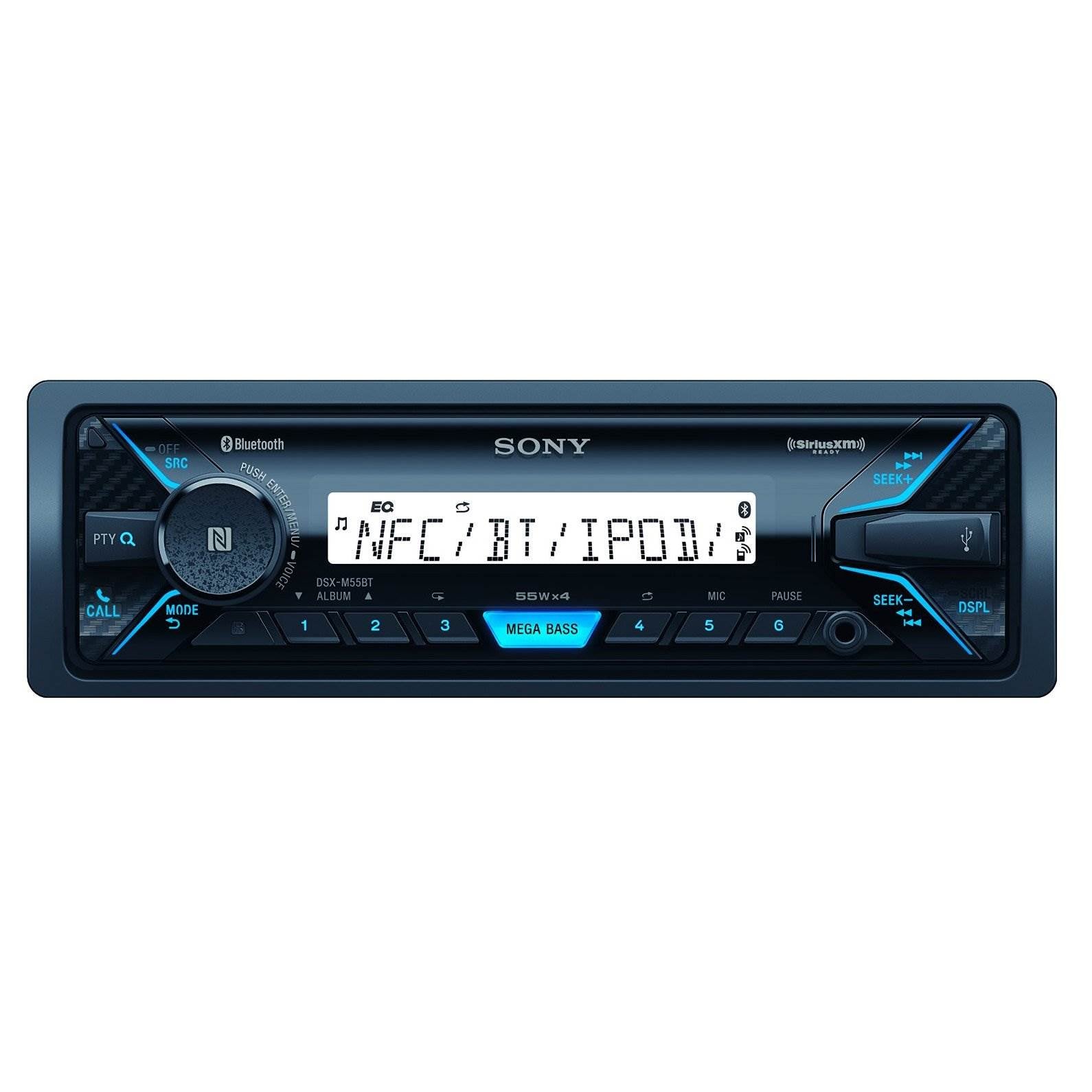 Sony In-Dash Single DIN Marine Media Receiver with Bluetooth & USB (Open Box)