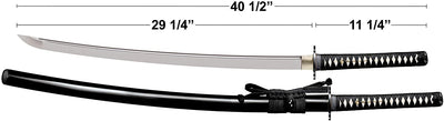 Cold Steel 88BKW 29.25-Inch Warrior Series Katana Sword with Wood Scabbard