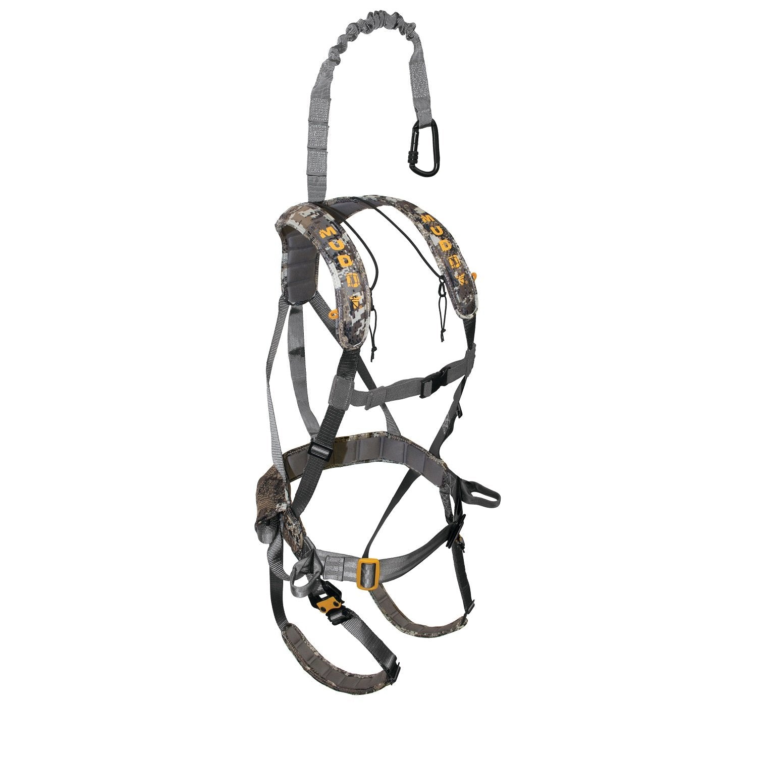 Muddy Ambush Hunting Quick Release Padded Deer Treestand Safety Harness, Camo - VMInnovations