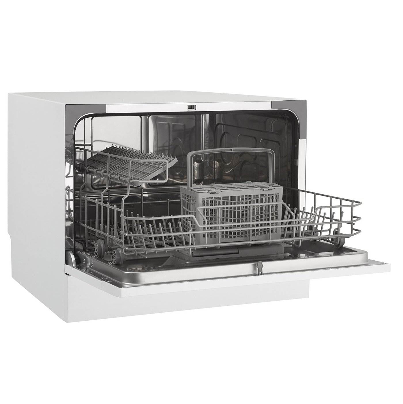 Danby 6 Place Setting Energy Star LED Countertop Dishwasher, White | DDW621WDB
