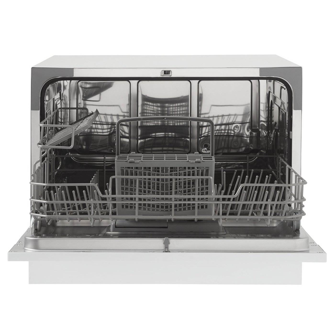 Danby 6 Place Setting Energy Star LED Countertop Dishwasher, White | DDW621WDB