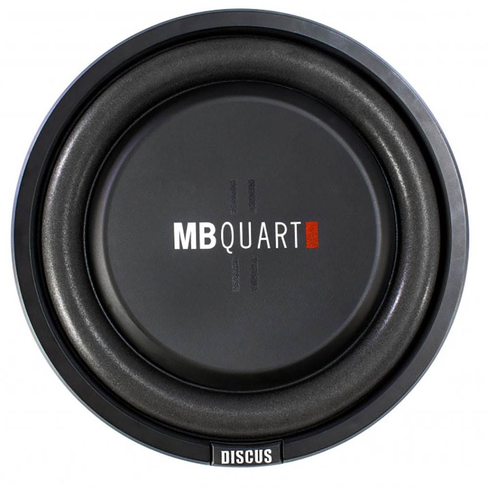 MB Quart 400 Watt 10 Inch Shallow Subwoofer and Q Power Slim Sub Box Enclosure - VMInnovations