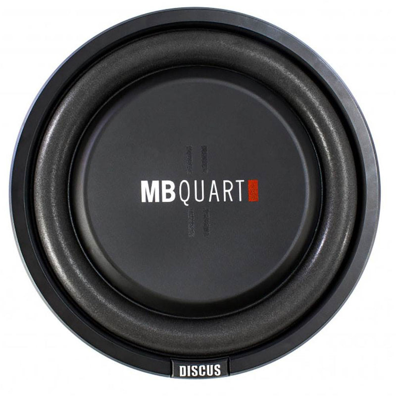 MB Quart 400 Watt 10 Inch Shallow Subwoofer and Q Power Slim Sub Box Enclosure