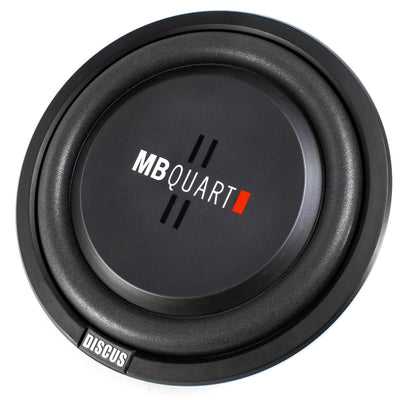 MB Quart 400 Watt 10 Inch Shallow Subwoofer and Q Power Slim Sub Box Enclosure