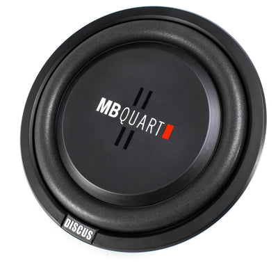 MB Quart 400 Watt 12 Inch Shallow Subwoofer + Q Power Slim Sub Car Box Enclosure - VMInnovations