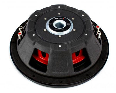 MB Quart 400 Watt 12 Inch Subwoofer + Slim Sub Box Enclosure + Car Amp + Wiring - VMInnovations