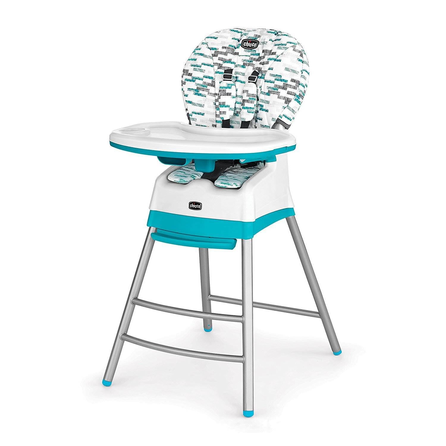 Chicco Stack Multi-Stage High Chair for Growing Children, Aqua (Open Box)
