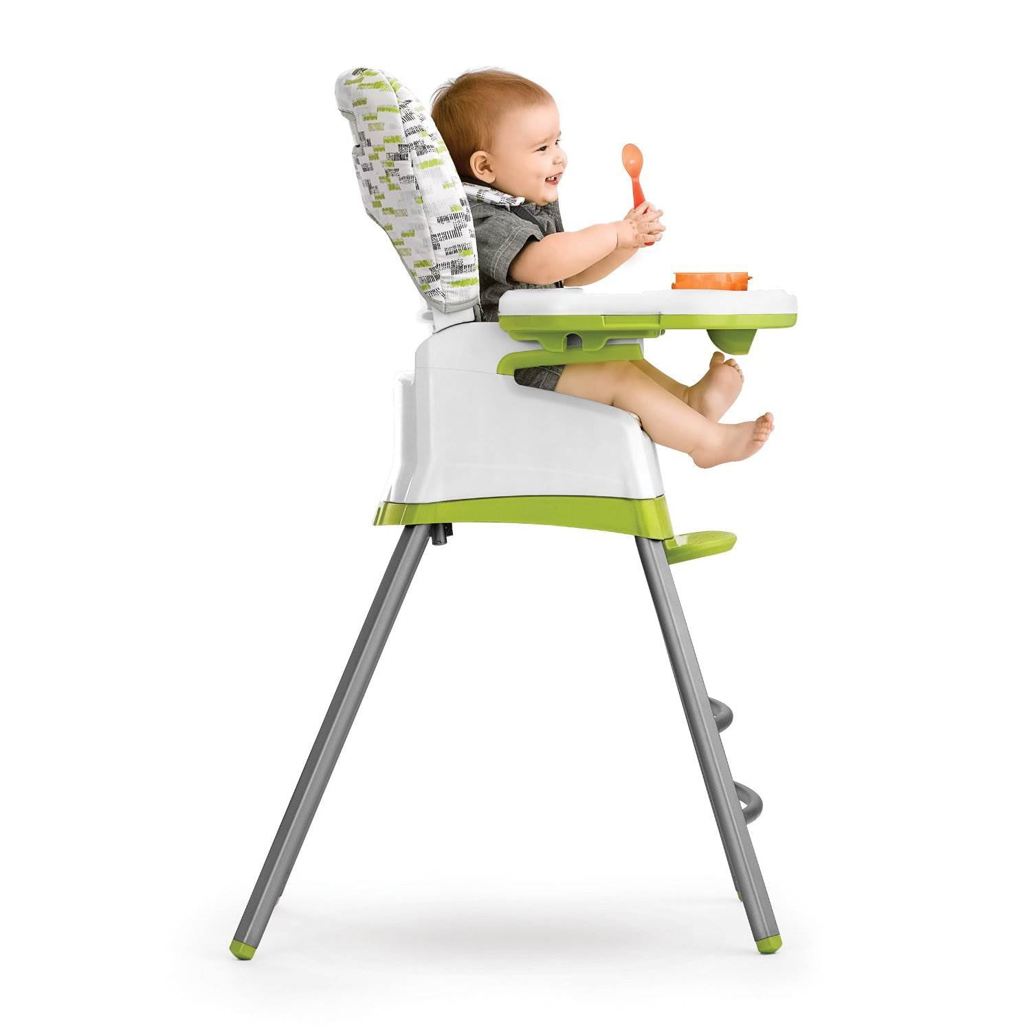 Chicco Stack Multi-Stage High Chair for Growing Children, Aqua (Open Box)