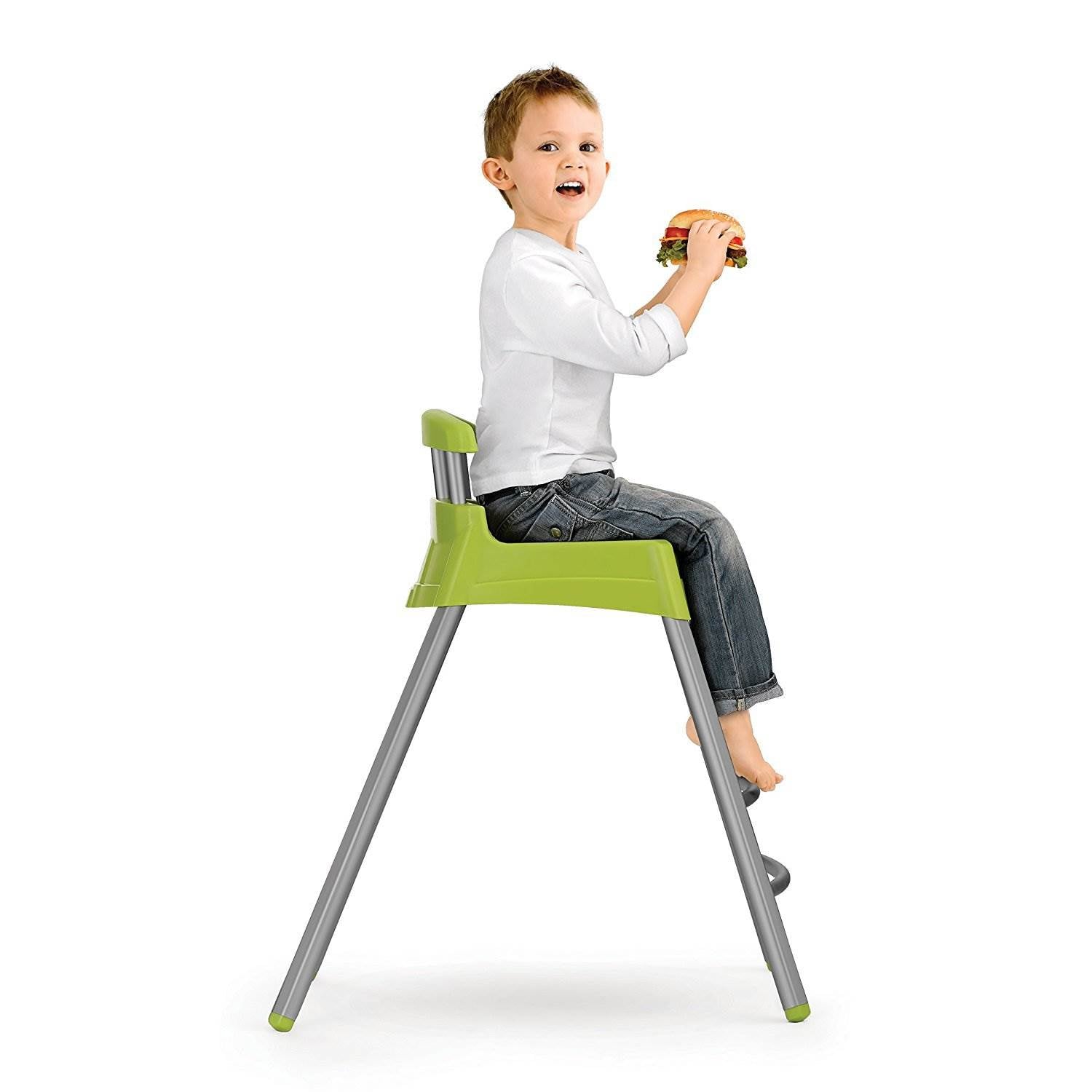 Chicco Stack Multi-Stage High Chair for Growing Children, Aqua (Open Box)