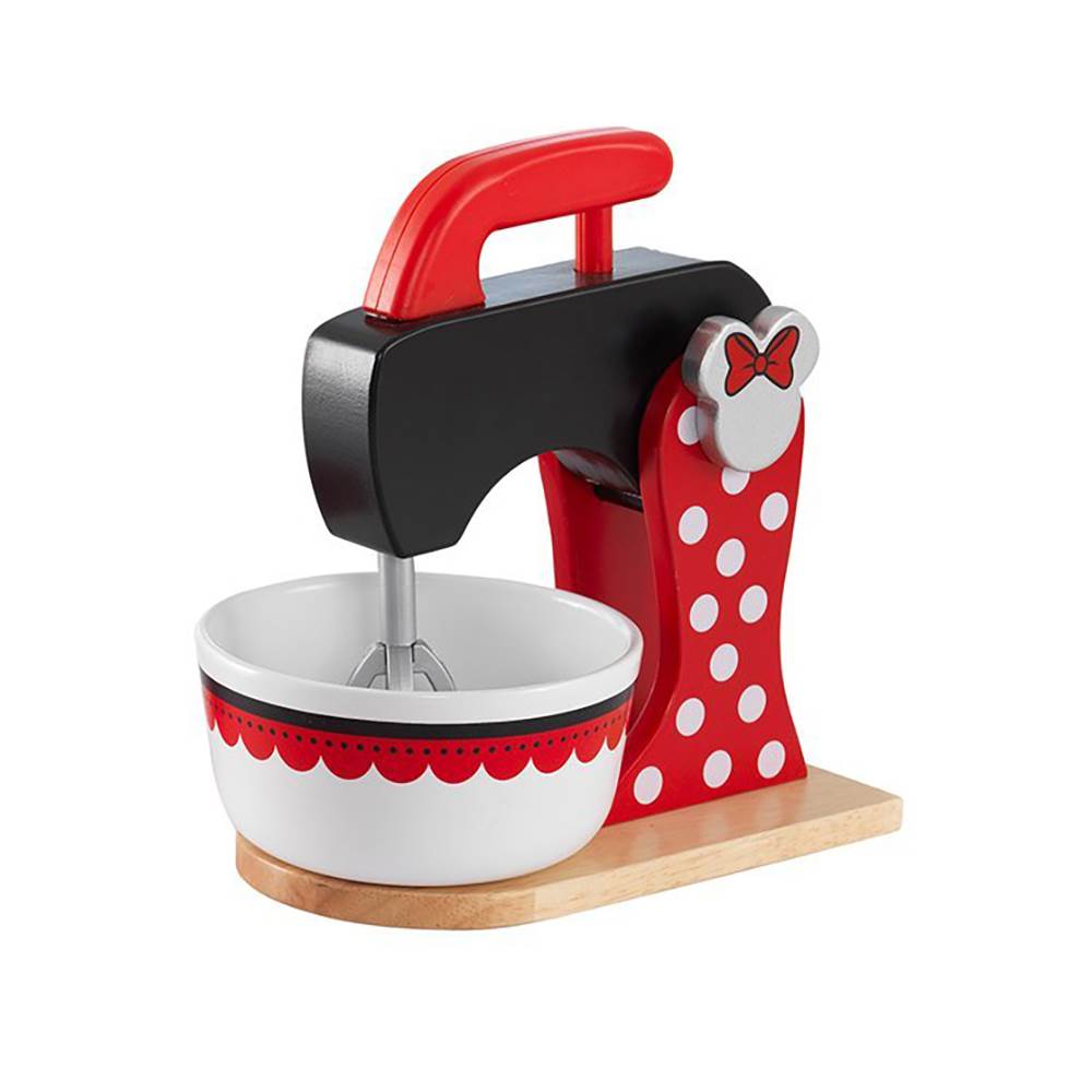 KidKraft Disney Jr. Minnie Mouse Pretend Wooden Baking & Treats Set (Open Box)
