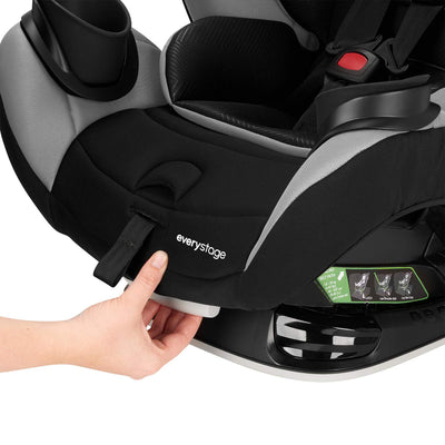Evenflo 39212238 EveryStage LX All in One Car Seat, Kids 4 to 120 Pounds, Gamma