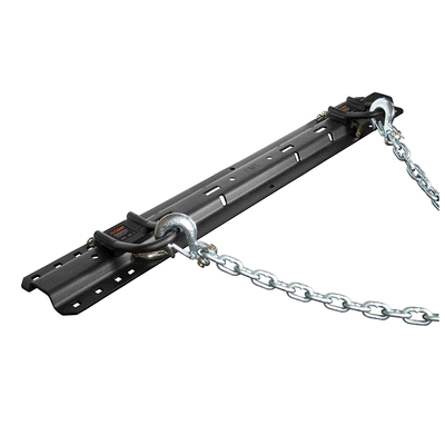 CURT 16000 5th Wheel Hitch Safety Chain Anchors Fit For Industry Standard Rails