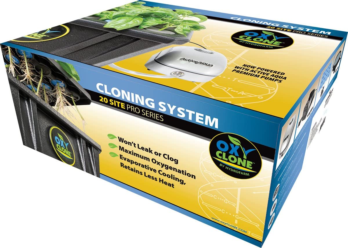 Hydrofarm 20 Site Hydroponics Compact Recirculating Cloning System Kit(Open Box) - VMInnovations