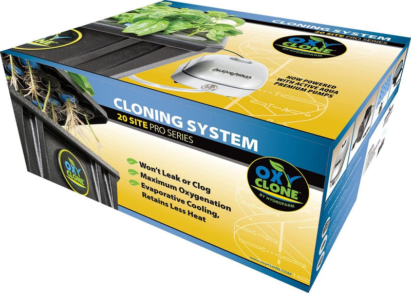 Hydrofarm 20 Site Hydroponics Compact Recirculating Cloning System Kit(Open Box)