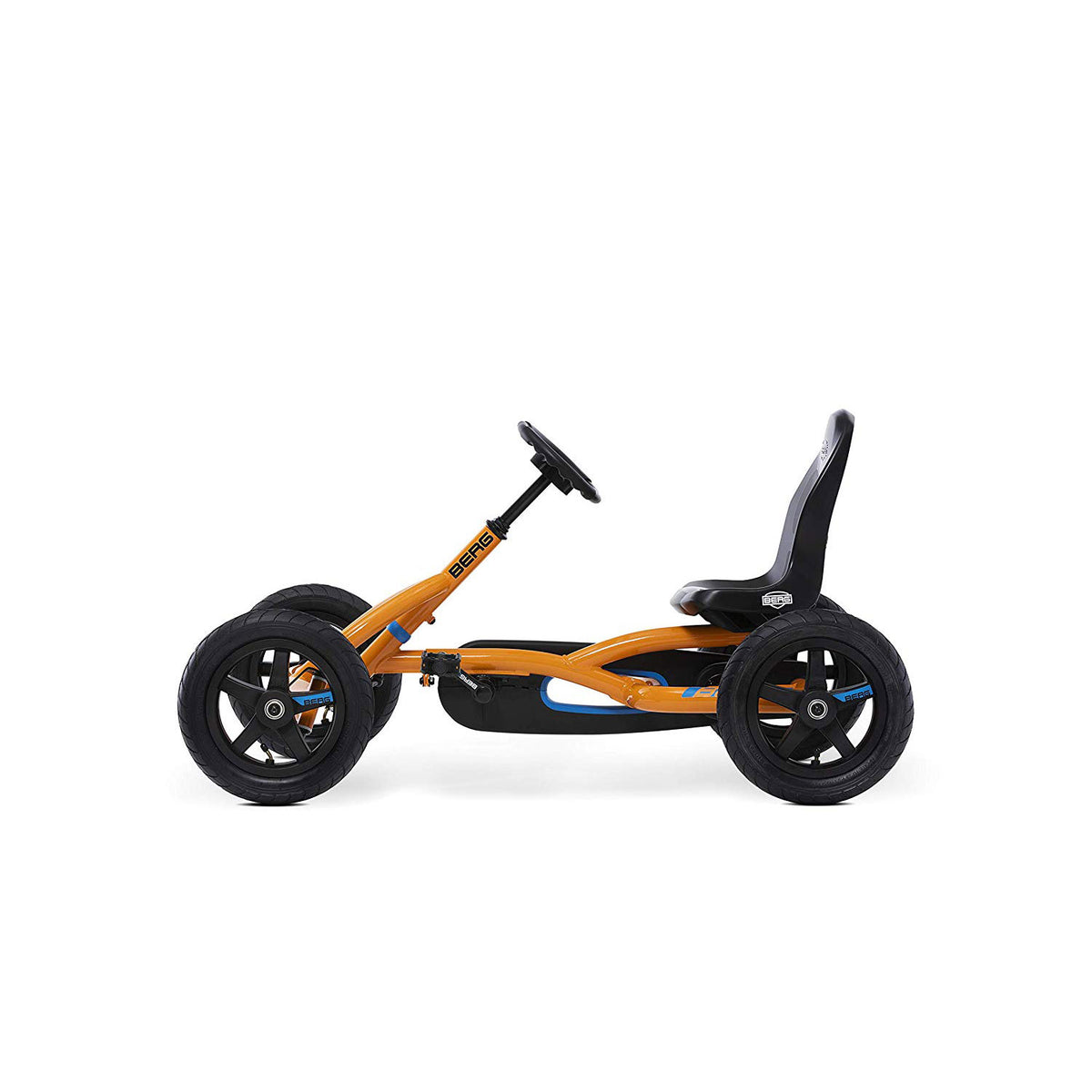 BERG Toys Buddy Kids Toddler Safe Pedal 4 Wheel Go Kart Toy, Orange (Open Box)